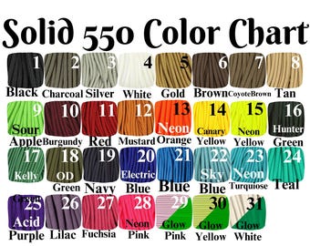 One Pair of Solid Color Paracord Shoelaces, Replacement Laces with Metal Aglet Custom Length and Color