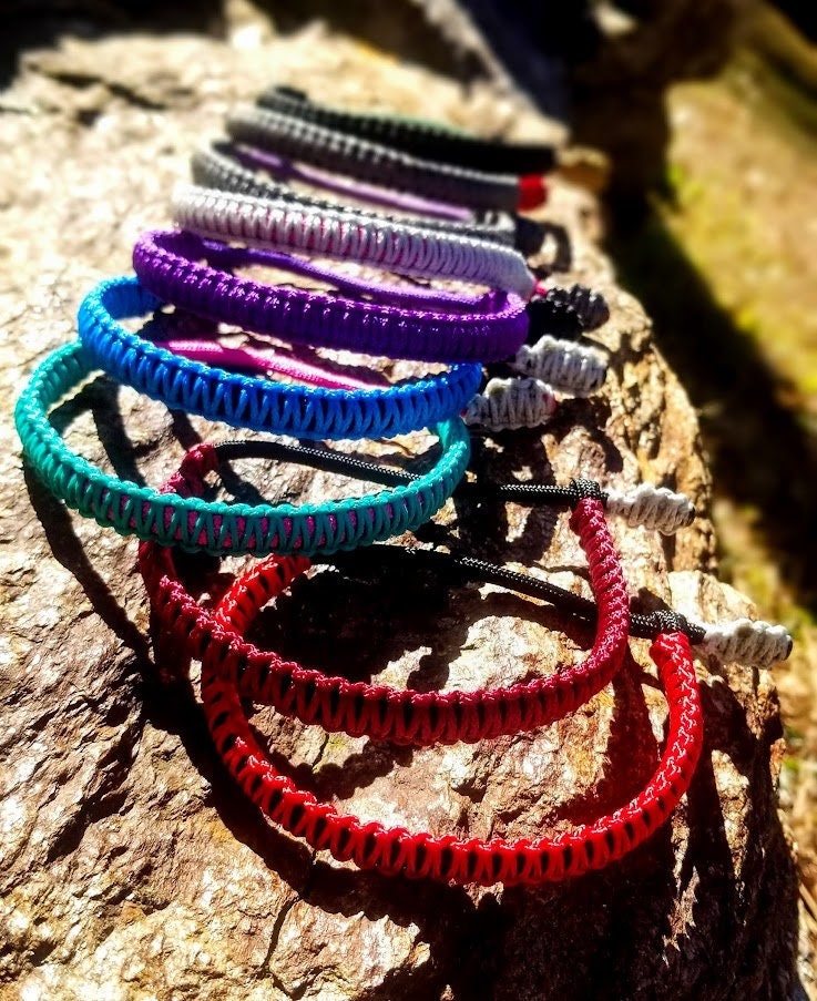 Baseball Paracord Bracelet Team Colors MLB Inspired AMERICAN LEAGUE CENTRAL
