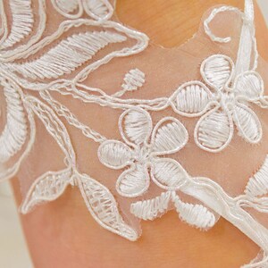 Wedding Beach Sandal | Lace Sandals | Wedding Shoes Lace | Crochet Foot Jewelry image 3
