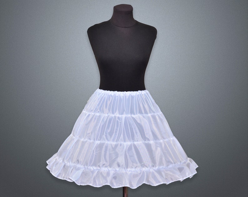 Short Petticoat Hoop Skirt for Cosplay Dress Crinoline Petticoat Lolita Petticoat image 5