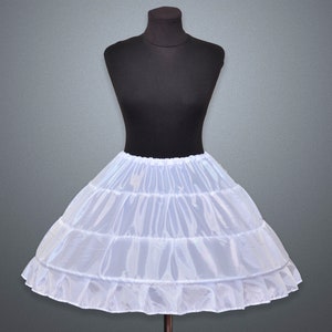 Short Petticoat Hoop Skirt for Cosplay Dress Crinoline Petticoat Lolita Petticoat image 6