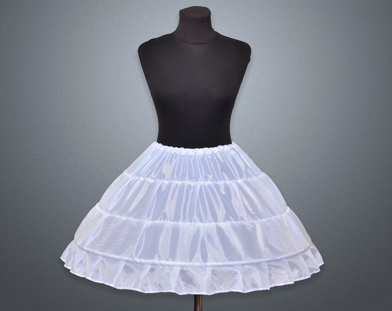 Short Petticoat Hoop Skirt for Cosplay Dress Crinoline Petticoat Lolita Petticoat image 6