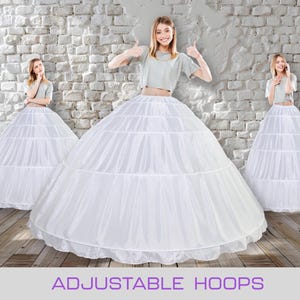 Wedding Crinoline | Hoop Skirt | Ball Gown Skirt | Crinoline Skirt | Petticoat Skirt | Crinoline Petticoat | Underskirt Petticoat image 2