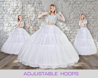 Wedding Crinoline | Hoop Skirt | Ball Gown Skirt | Crinoline Skirt | Petticoat Skirt | Crinoline Petticoat | Underskirt Petticoat