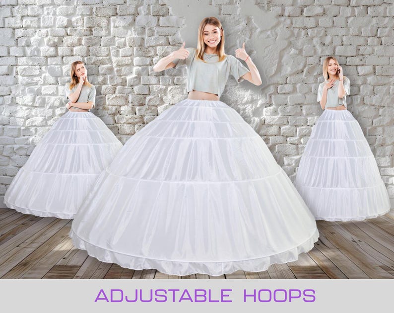 Wedding Crinoline | Hoop Skirt | Ball Gown Skirt | Crinoline Skirt | Petticoat Skirt | Crinoline Petticoat | Underskirt Petticoat image 2