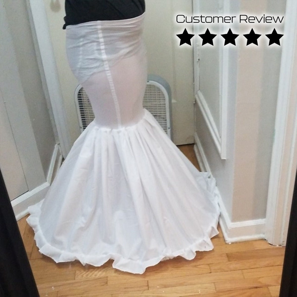 chinese dress ladies Mojonnie Petticoats for Women Mermaid Petticoat Fishtail Underskirt Floor  Length Trumpet Crinoline for Mermaid Wedding Dress White at Amazon Women's  Clothing store main image 1