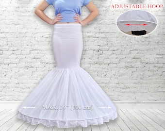 Mermaid Petticoat | Bridal Petticoat | Crinoline Petticoat | Trumpet Underskirt