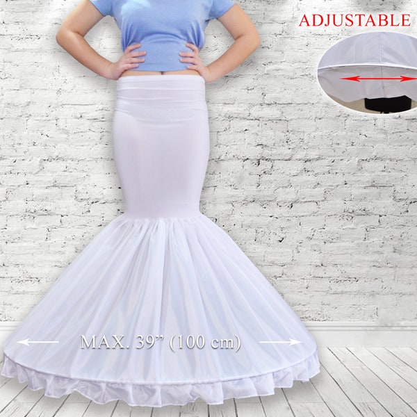 Mermaid Petticoat | Bridal Petticoat | Crinoline Petticoat | Trumpet Underskirt