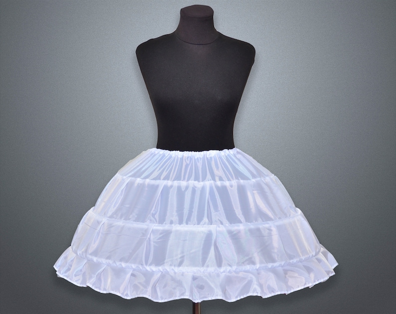 Short Petticoat Hoop Skirt for Cosplay Dress Crinoline Petticoat Lolita Petticoat image 4