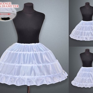Short Petticoat Hoop Skirt for Cosplay Dress Crinoline Petticoat Lolita Petticoat image 3