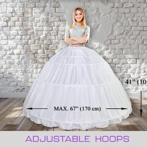 Wedding Crinoline | Hoop Skirt | Ball Gown Skirt | Crinoline Skirt | Petticoat Skirt | Crinoline Petticoat | Underskirt Petticoat