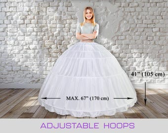 Wedding Crinoline | Hoop Skirt | Ball Gown Skirt | Crinoline Skirt | Petticoat Skirt | Crinoline Petticoat | Underskirt Petticoat