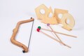 Wooden Bow and Arrow for Kids With Wooden Targets and Felt Carry Bag product logo