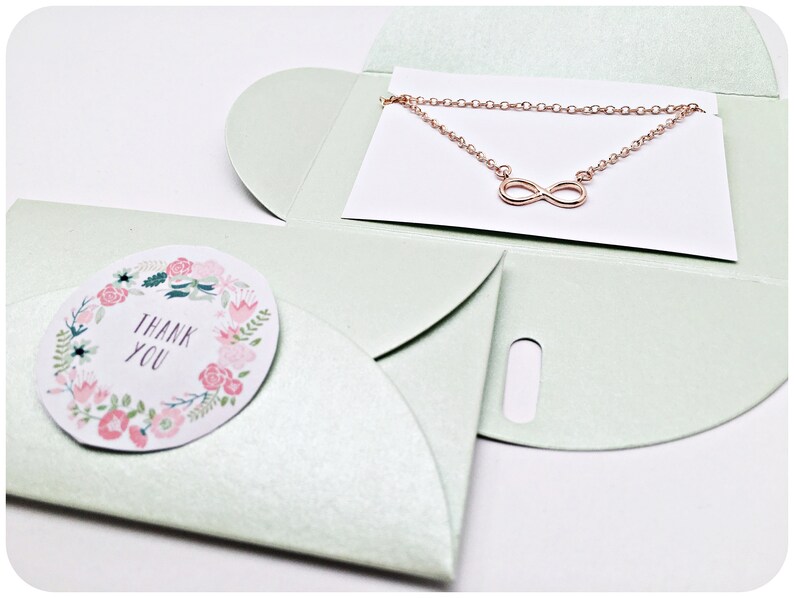 Infinity Kette ROS\u00c9GOLD Geschenk Dankesch\u00f6n