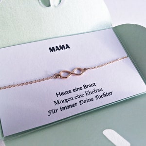 Mama & Tochter Armband // Infinity Braut Liebe Bild 1