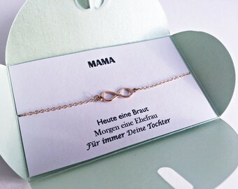 Mama & Tochter Armband // Infinity Braut Liebe