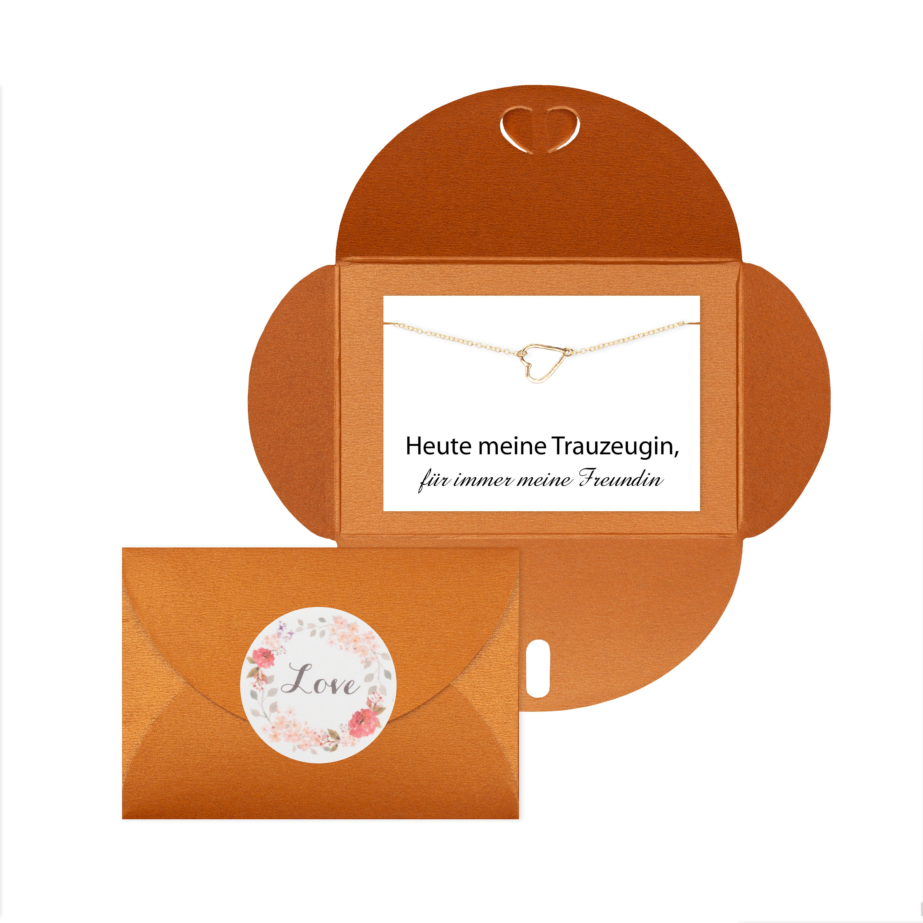 Heute Meine Trauzeugin Für Immer Meine Freundin Heute meine Trauzeugin für immer meine Freundin, Herz Armband Gold