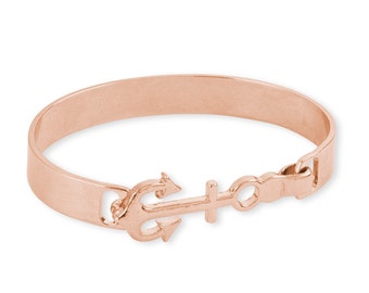 Brazalete ancla ORO ROSA - Amor marítimo, AHOI