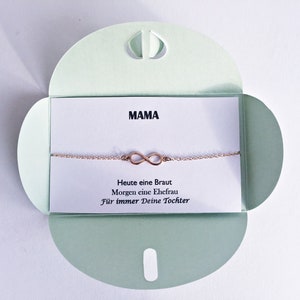 Mama & Tochter Armband // Infinity Braut Liebe Bild 3