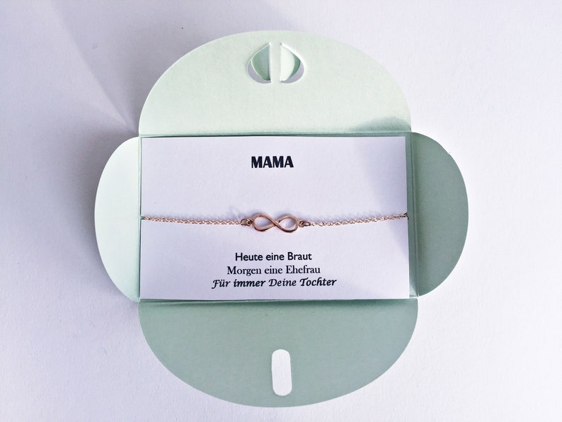 Mama & Tochter Armband // Infinity Braut Liebe Bild 3