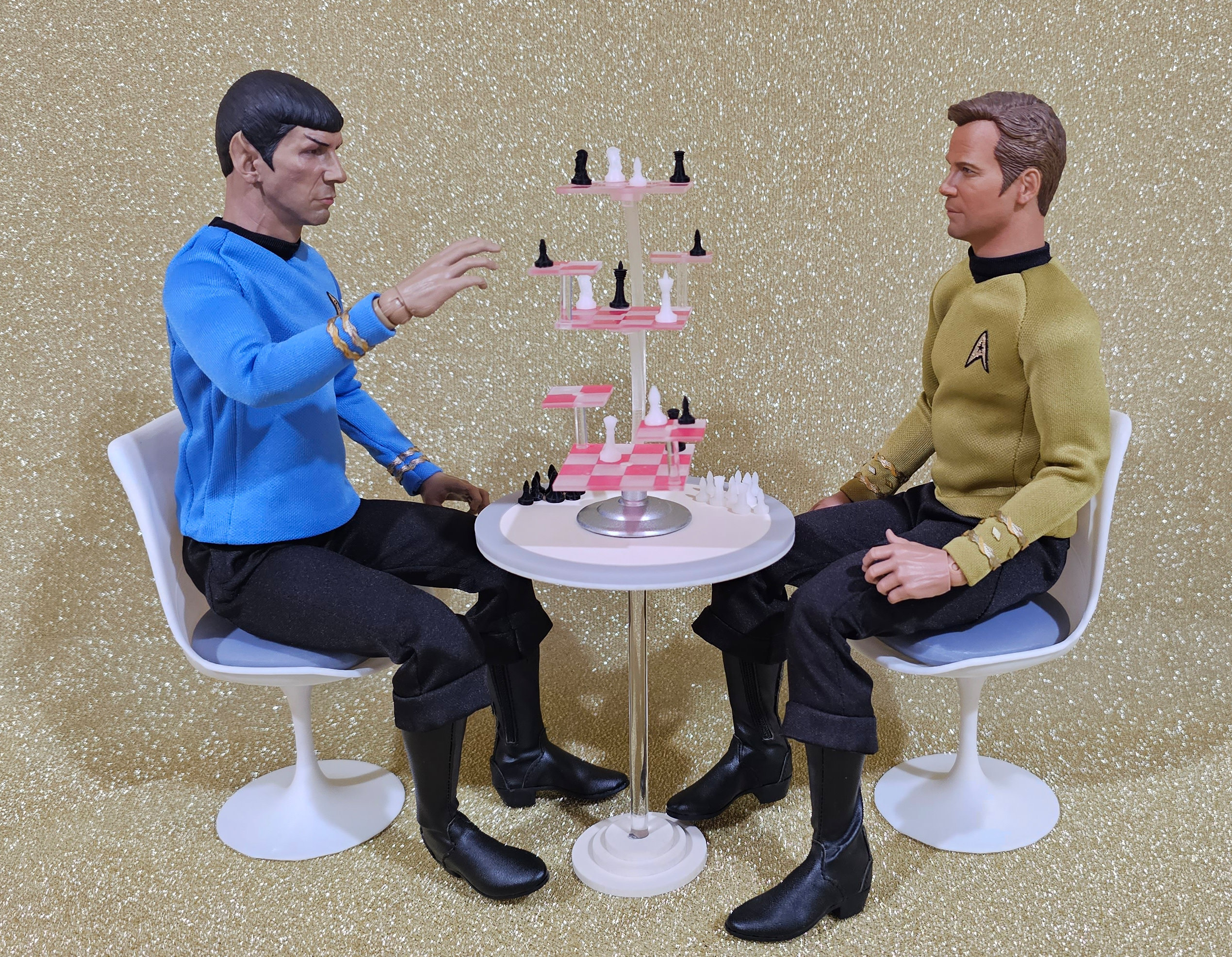 Chess Set - Star Trek. Mr Spock 3D Chess.