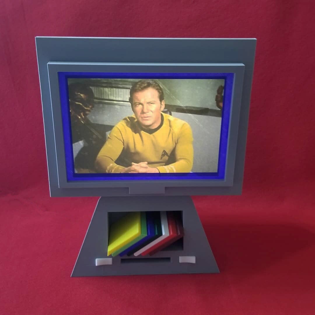 Star Trek TOS View Screen Monitor as seen in Kirks Quarters | Etsy