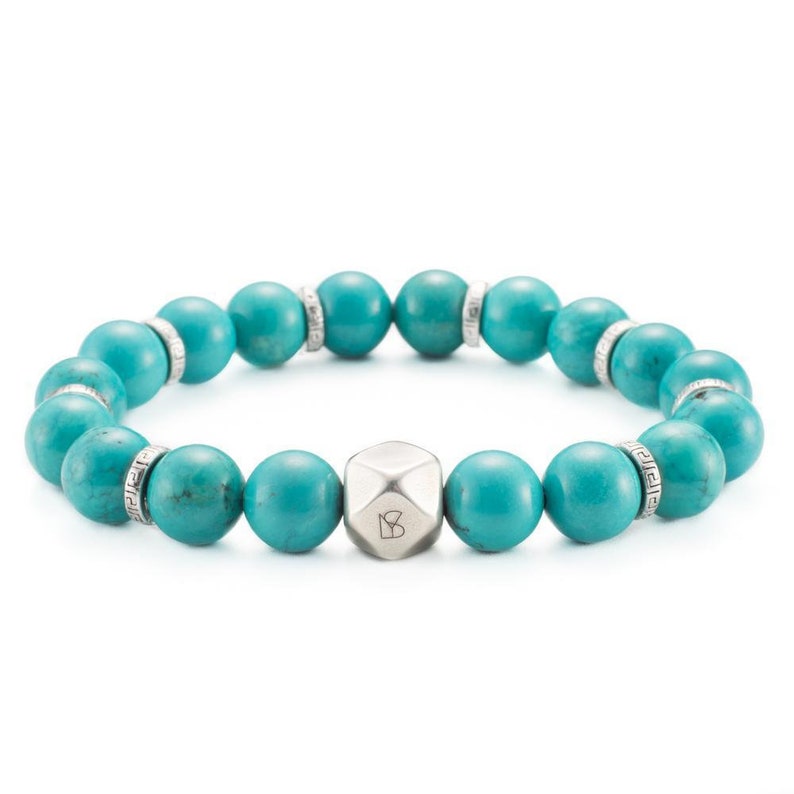 Yoga Jewelry Beaded Bracelets Tibetan Wrist Mala Meditation Bracelet Prayer Bead Bracelet Turquoise Mala Bracelet LYS