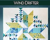 WIND DRIFTER PDF digital quilt pattern by Robin Pickens in 65 quot 32 quot square Lap Wall size