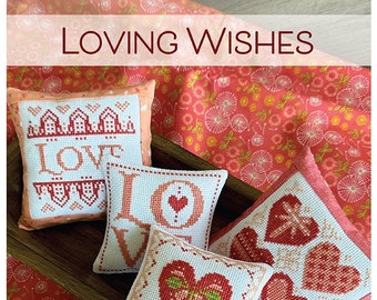 LOVING WISHES Cross Stitch PDF digital Pattern by Robin Pickens