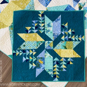 WIND DRIFTER PDF digital quilt pattern by Robin Pickens in 65 32 square Lap/Wall size image 8