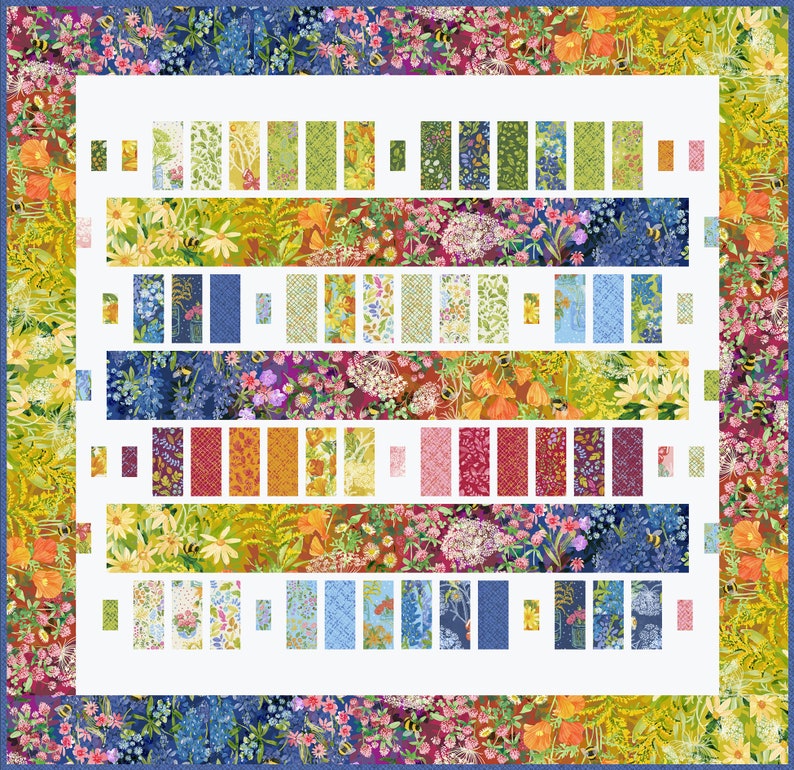 BAR HOP Quilt Pattern PDF (digital Download) by Robin Pickens in Lap ...