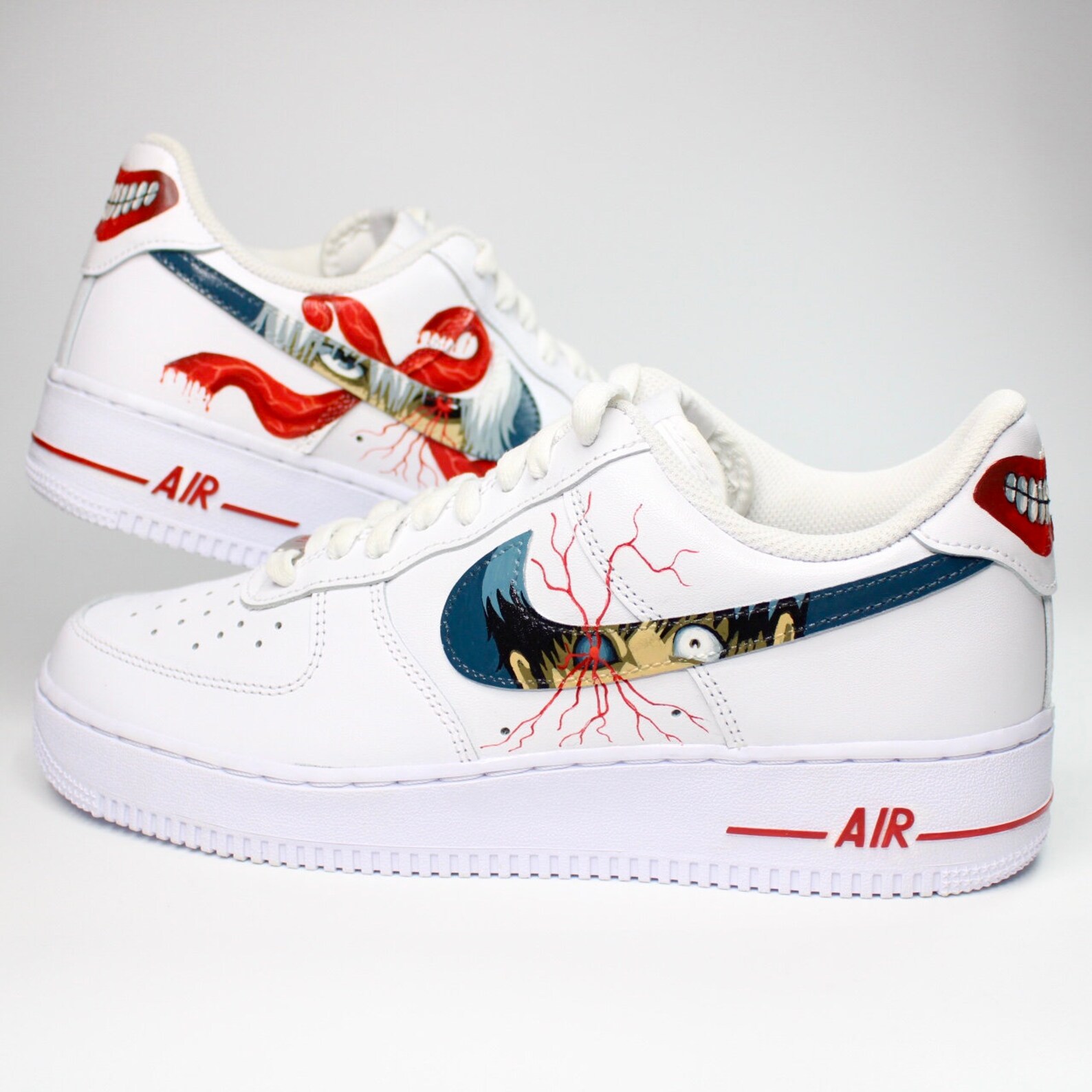 Handbemalte Tokyo Ghoul Custom Nike Air Force 1 Custom | Etsy