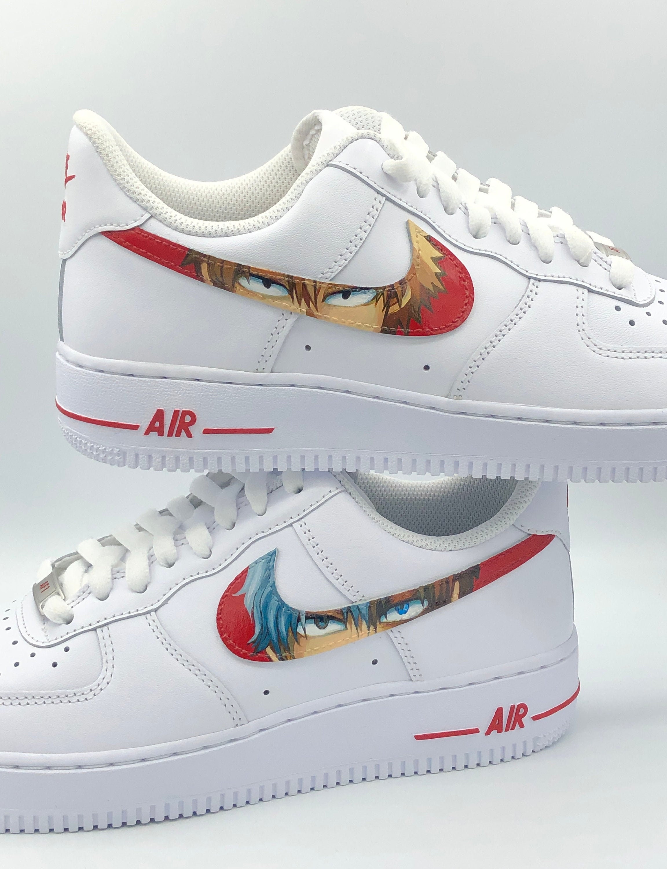 Hand Painted MHA Custom Nike Air Force 1 Custom Trainers |