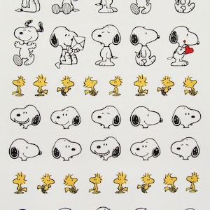 Snoopy Woodstock Peanuts Charlie Brown Cute Kawaii Kitsch Sticker
