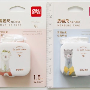 Animal Retractable Tape Measures Zoo Novelty 150cm Gift Stocking