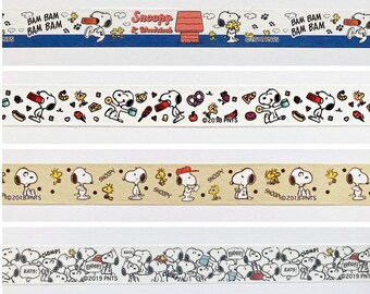 Snoopy Peanuts Woodstock Charlie Brown cute kawaii washi sticky masking deco tapes 2