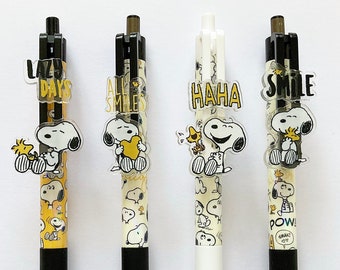 Snoopy Peanuts 'smiles' cute kawaii kitsch 0.5mm mechanical pencils with moveable charms