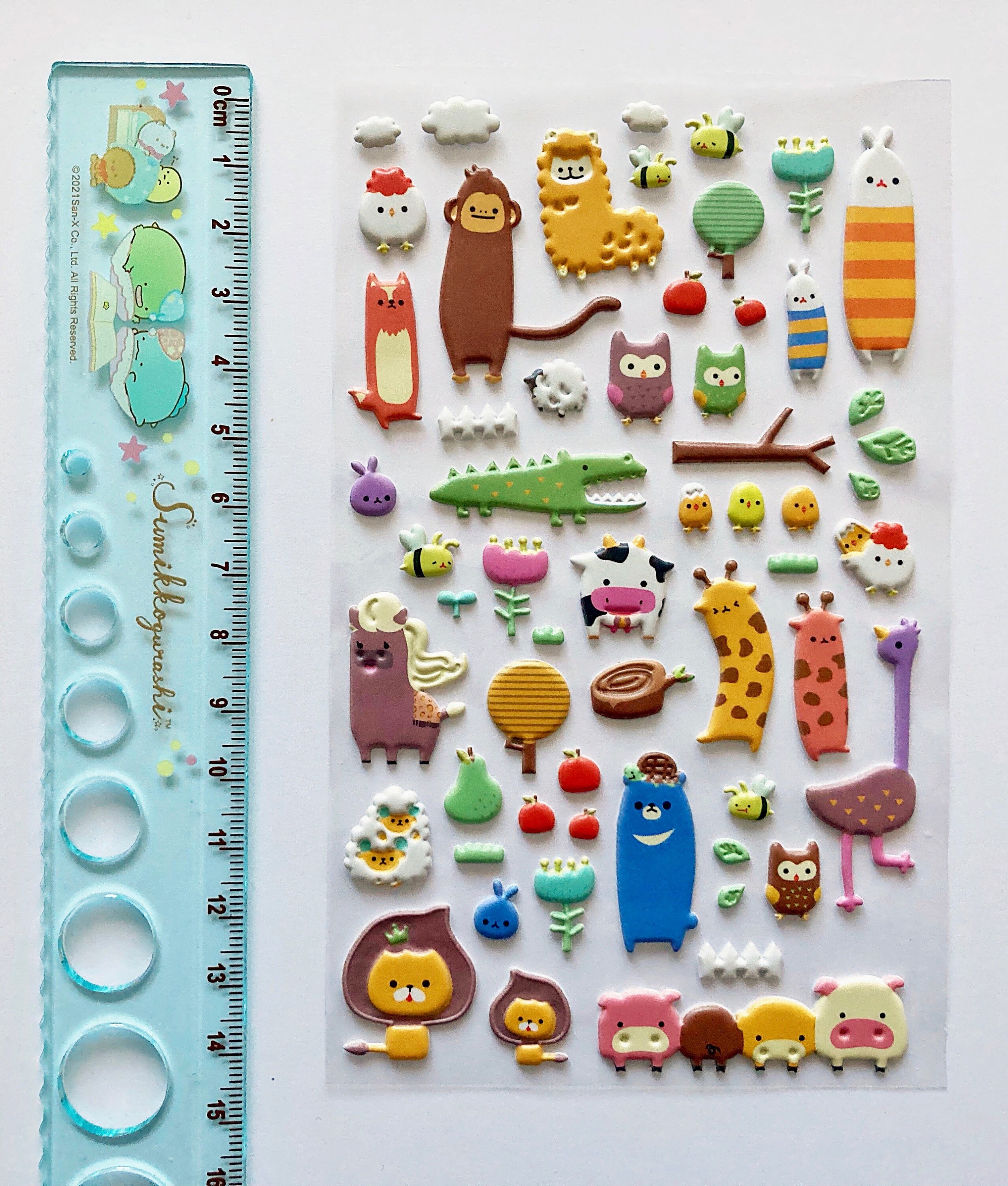 Paper Projects 3D Squishy Foam Aufkleber – Wiederverwendbare Schaumstoff-Sticker Für Kinder, 19,5 X 9,5 Cm