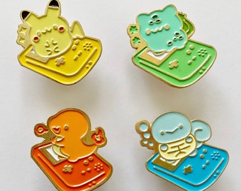 Baby Pokemon 'game console' cute kawaii kitsch enamel pins badges