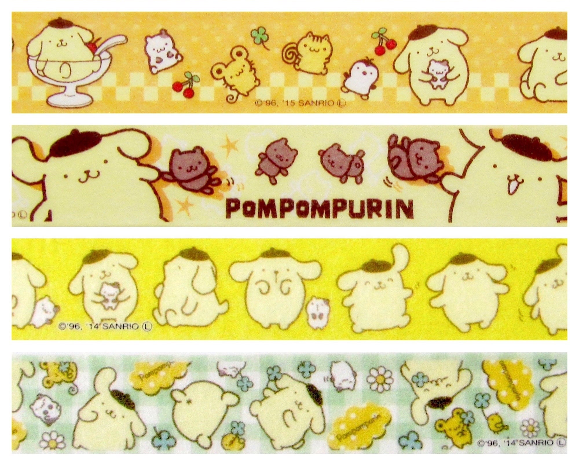 Pompompurin Pudding Dog Cute Kawaii Kitsch Washi Sticky Etsy UK