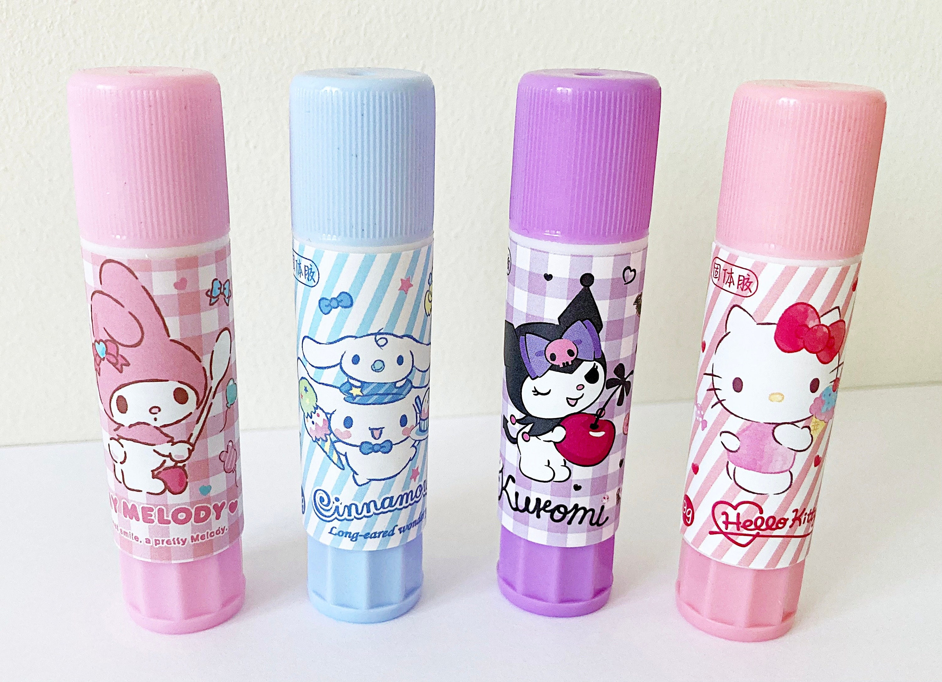 My Melody Cinnamoroll Kuromi Hello Kitty cute kawaii kitsch glue