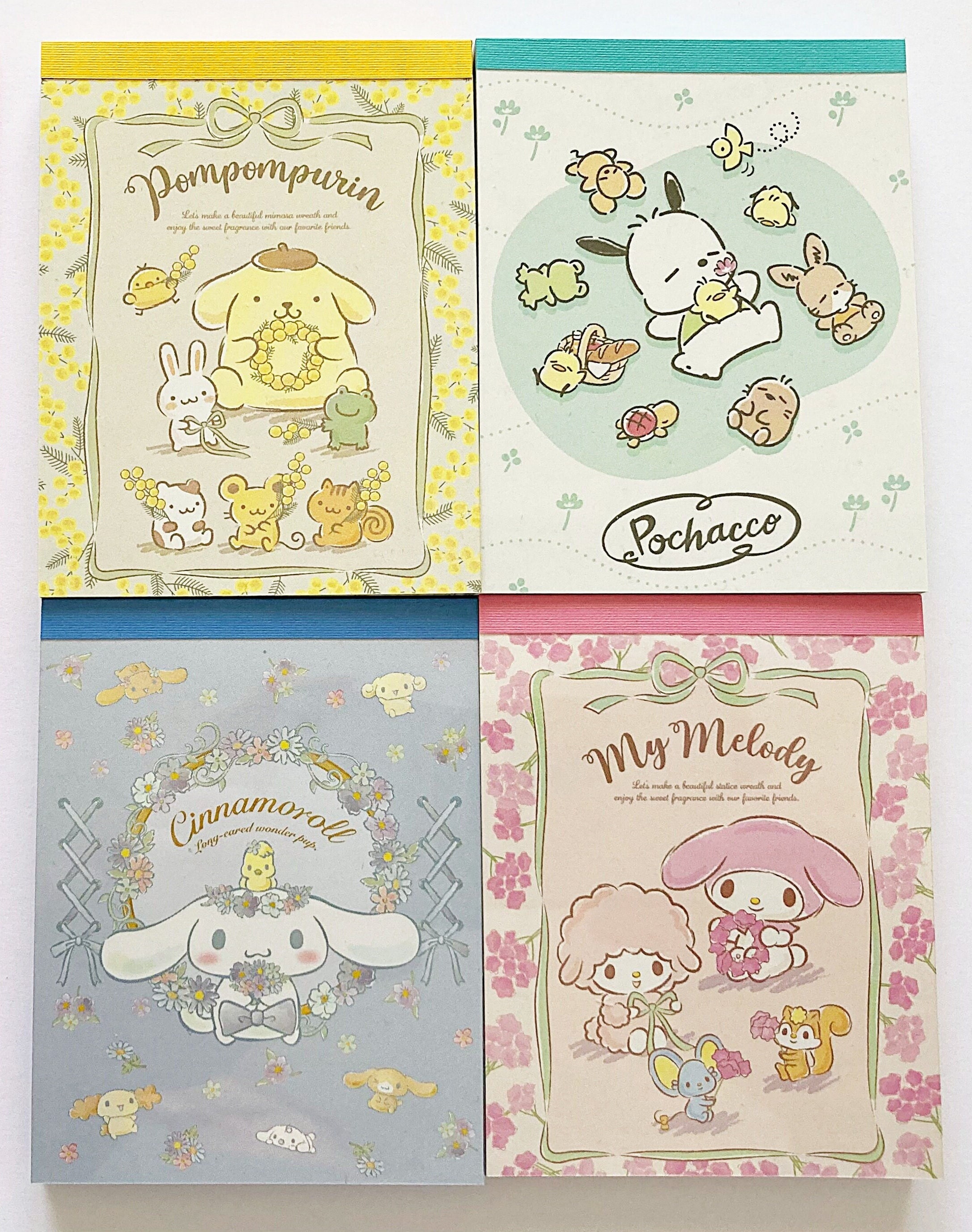 My Melody Pochacco Cinnamoroll Mini Printed Notebooks Version 3 - Etsy