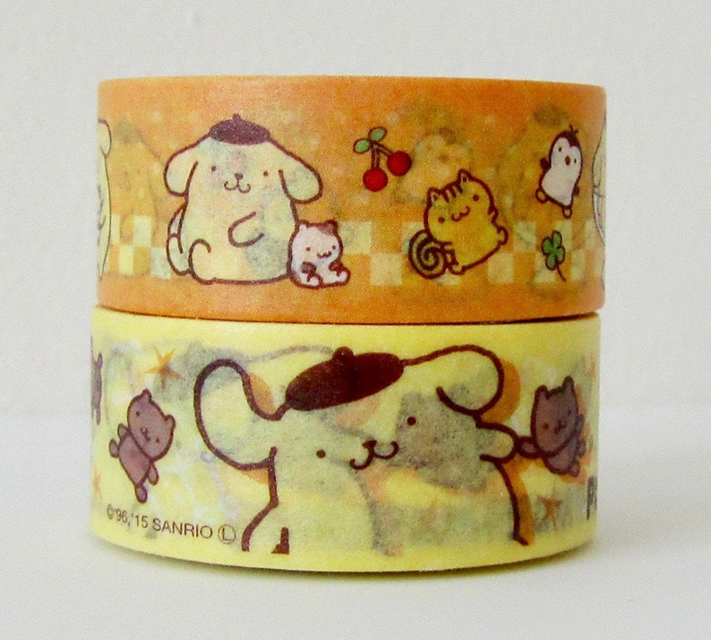 Pompompurin Pudding Dog cute kawaii kitsch washi sticky Etsy