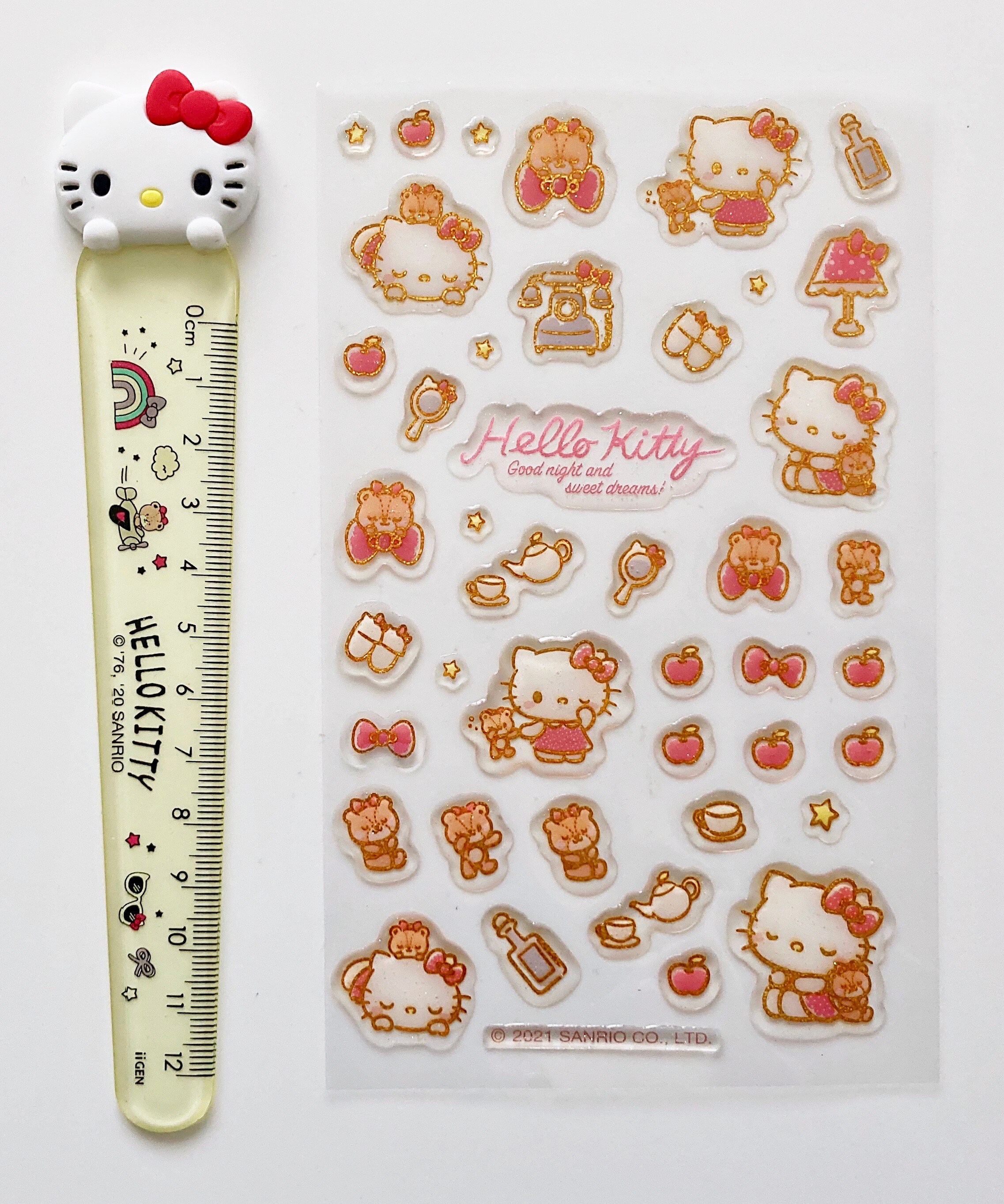 Hello Kitty Glitter Stickers — imouto