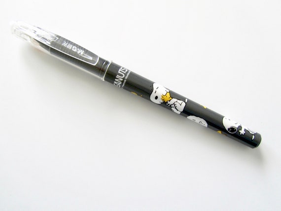 Snoopy Woodstock Peanuts Charlie Brown Cute Kawaii 0.5mm Erasable Black Gel  Ink Pens 