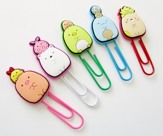 Clips de Papel Fofos Kawaii