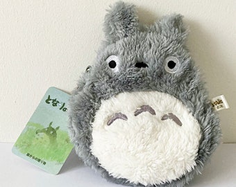 Fluffy Totoro cute kawaii kitsch purse with handmade gift bag