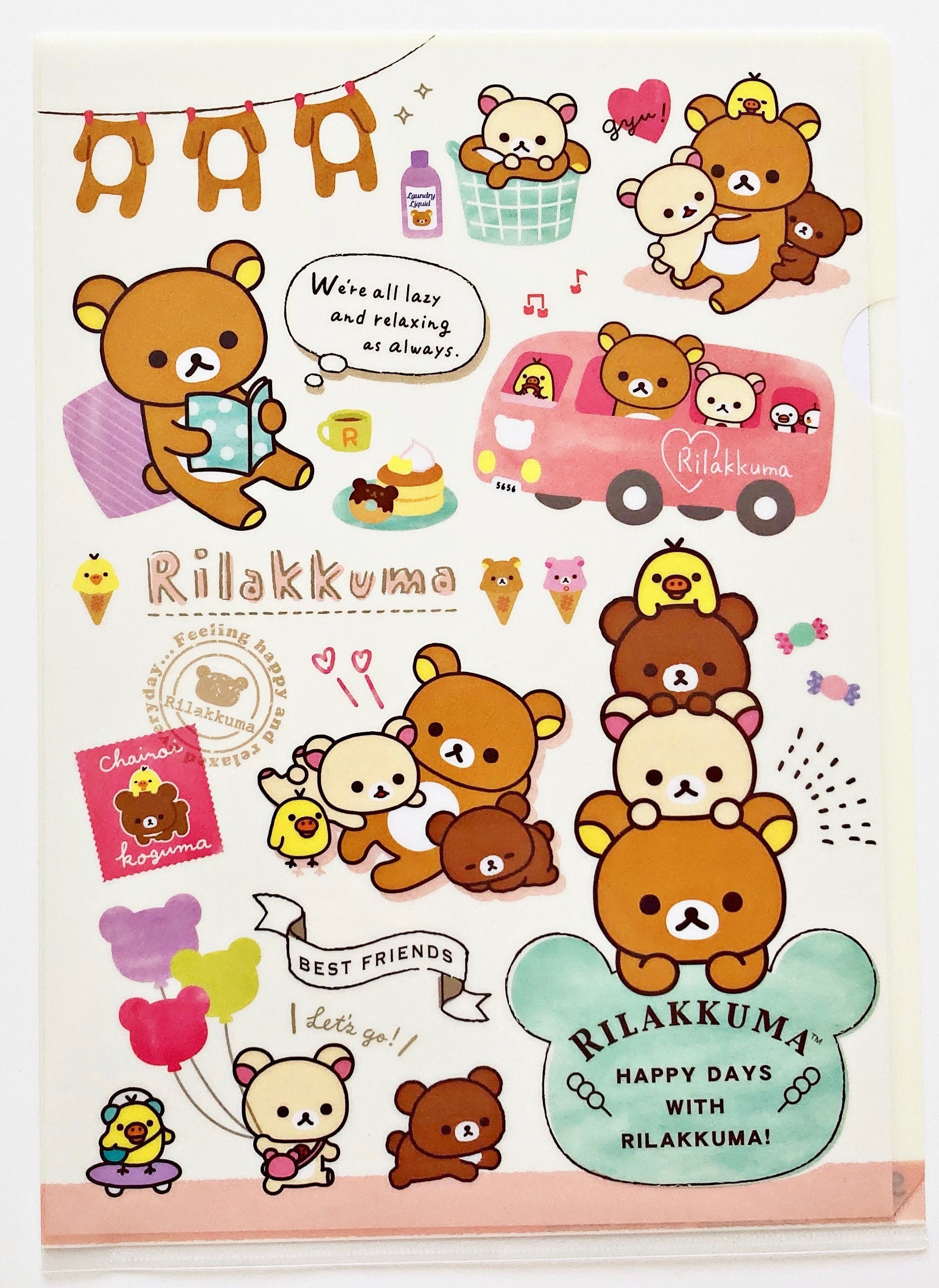 Rilakkuma Stickers for Sale  Disney stickers printables, Cute