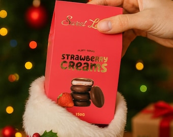 Strawberry Creams – Luxurious Dark Chocolate with Creamy Strawberry Filling