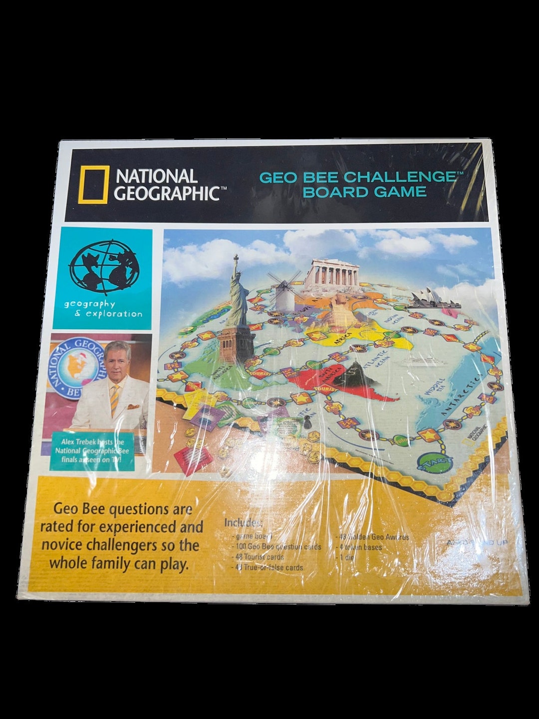 National Geographic Geo Bee Challenge Board Game NEW in Box Etsy